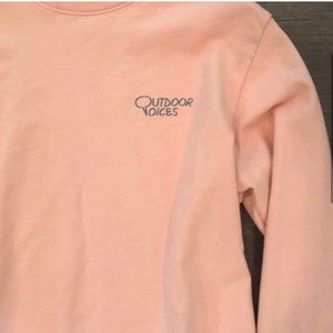 OV limited Edition Hikers Club Cropped Sweatshirt size L